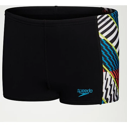Speedo Плавки спортивные Boys Digital Panel Aquashort Black/Red/Blue