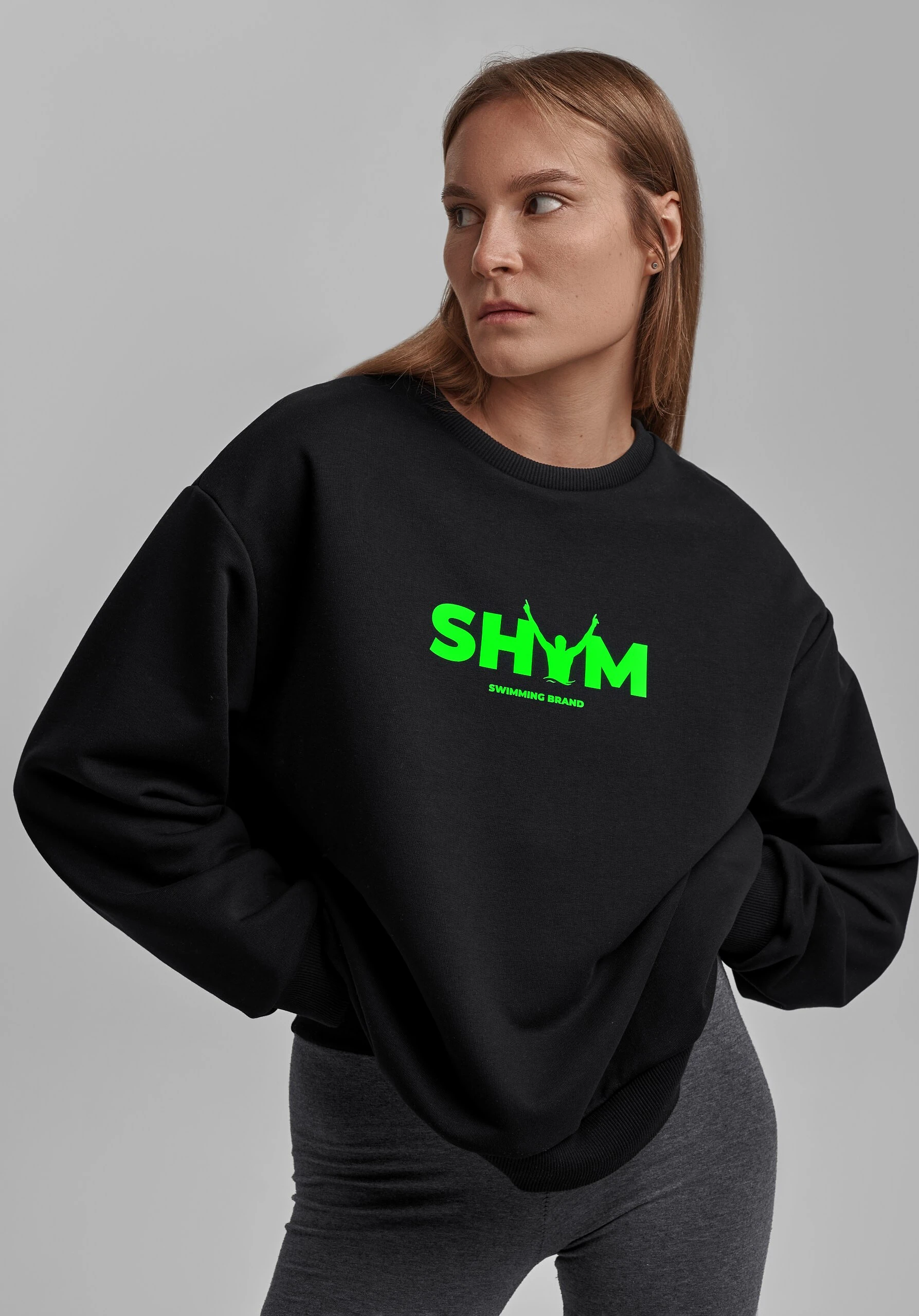 SHYM Свитшот оверсайз Deep Navy