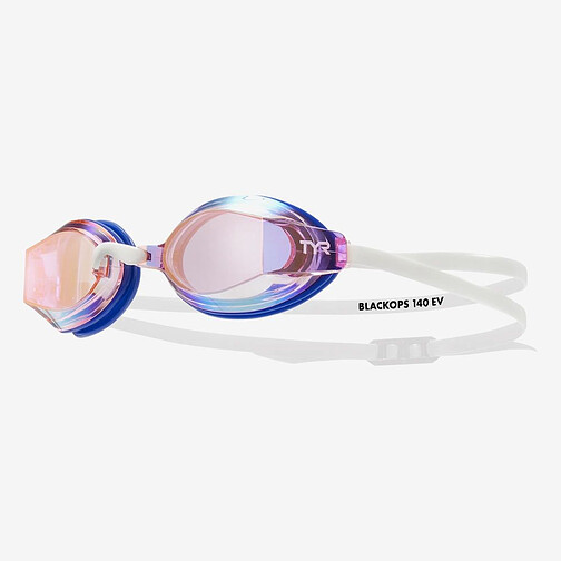 TYR Очки для плавания Women's Black Ops 1140 EV Mirrored Racing pink/white
