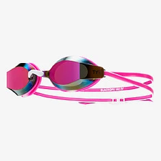 TYR Очки для плавания подростковые Youth Black Ops 140 EV Mirrored Racing Pink/White