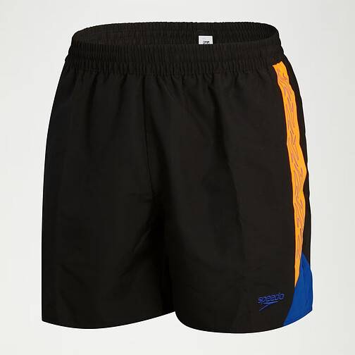 Speedo Шорты для плавания Hyper Boom Splice 16'' Swim Shorts Black/Yellow
