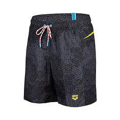 Arena Шорты для плавания ARENA PRO_FILE BEACH BOXER AO black multi-soft green