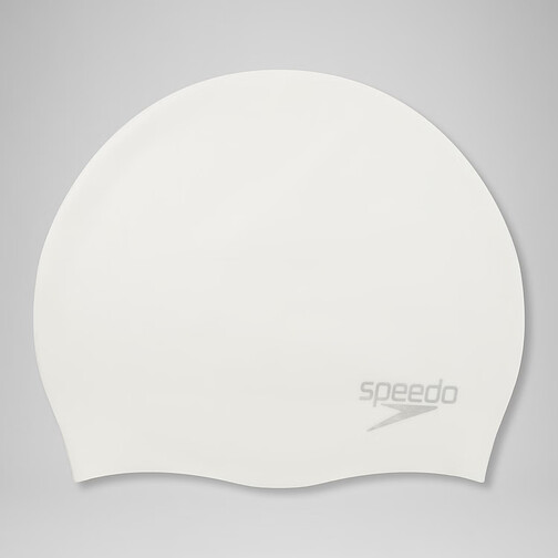 Speedo Шапочка для плавания Plain Moulded Silicone Cap White
