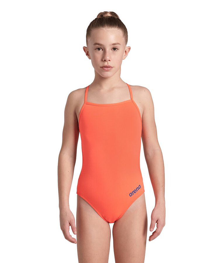 Arena Купальник TEAM CHALLENGE SOLID JR bright coral