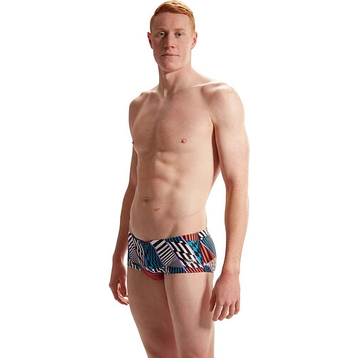 Speedo Плавки спортивные 13.5cm Club Training Allover Brief Red/Blue