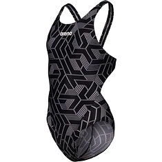 Arena Купальник спортивный ARENA ESCAPE SWIM TECH L JR black-team black