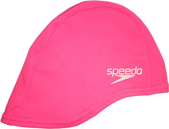 Speedo Шапочка для плавания тканевая Junior Polyester Cap pink