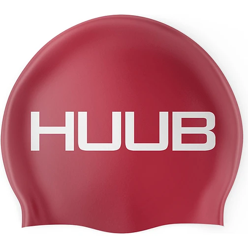 HUUB Шапочка для плавания Silicone Swim Cap Shiny-Red