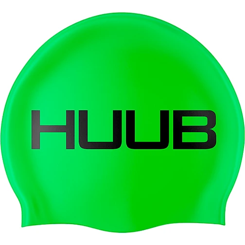 HUUB Шапочка для плавания Silicone Swim Cap Fluo Green