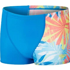 Speedo Плавки BOYS DIGITAL ALLOVER V-CUT AQUASHORT Blue/Red