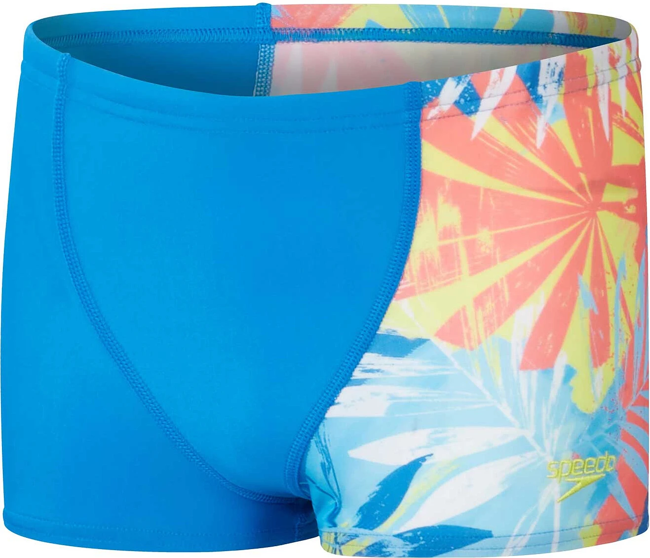 Speedo Плавки BOYS DIGITAL ALLOVER V-CUT AQUASHORT Blue/Red