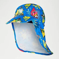 Speedo Шапка для бассейна Boy's Learn To Swim Sun Protection Hat blue/yellow