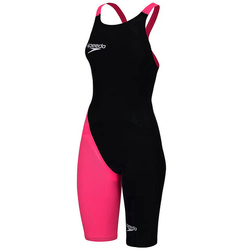 Speedo Гидрокостюм Fastskin LZR Racer Elite 2 Openback Kneeskin black/pink