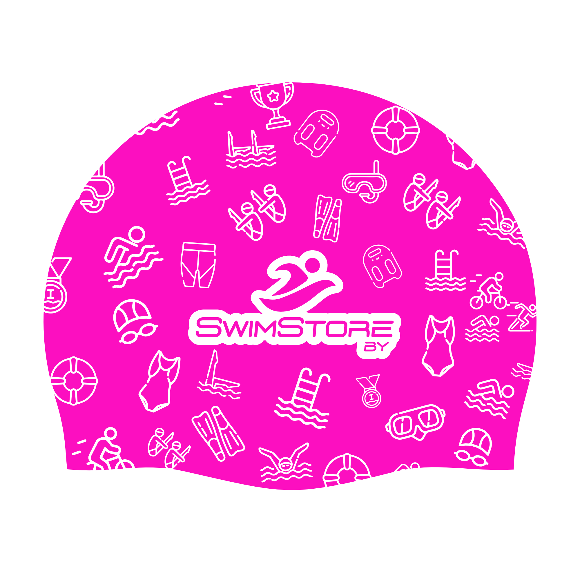 SwimStore Шапочка для плавания Aquatics pink