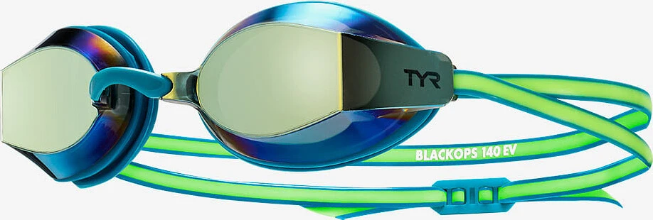 TYR Очки для плавания Blackops 140 EV Racing  Mirrored Blue/Green