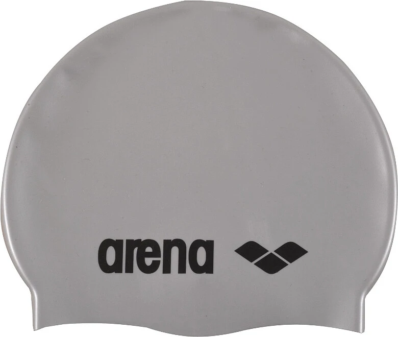 Arena Шапочка для плавания Classic Silicone Silver-Black