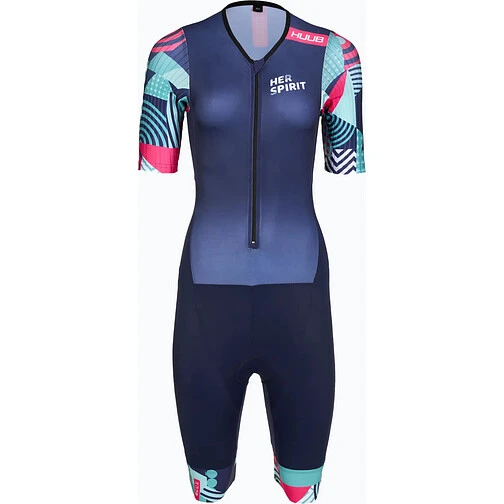 HUUB Стартовый костюм для триатлона Her Spirit Long Course Trisuit navy/band