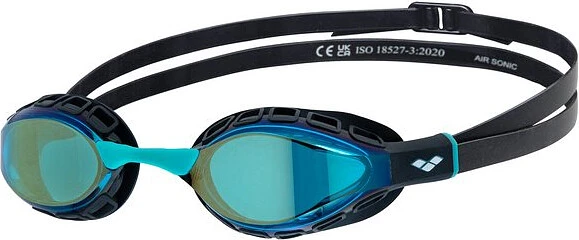 Arena Очки для плавания AIR SONIC MIRROR aqua-black