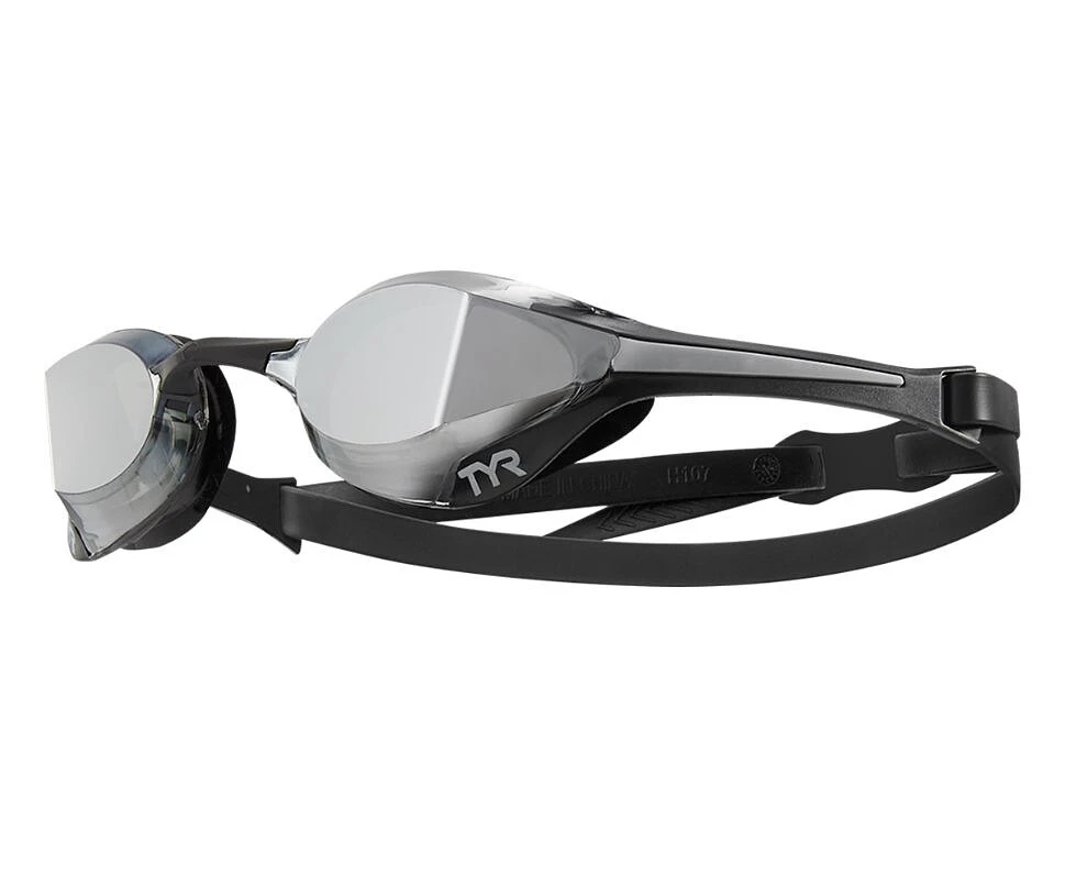 TYR Очки для плавания Tracer-X Elite Racing Mirrored Silver/Black