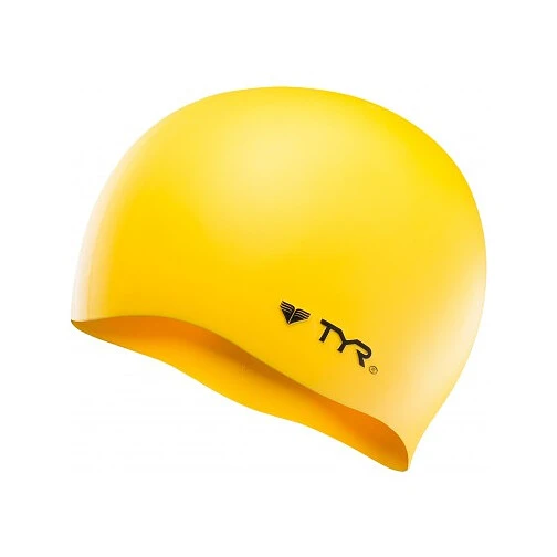 TYR Шапочка для плавания Wrinkle Free Yellow