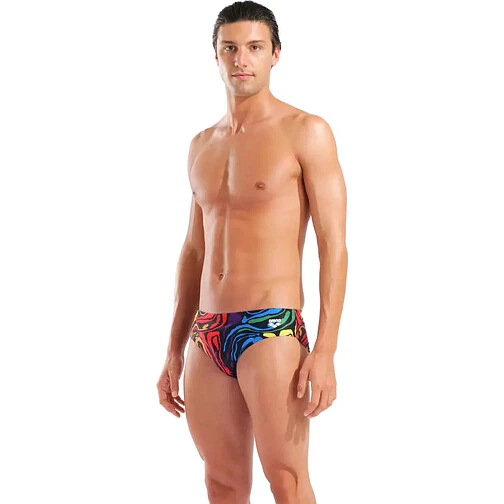 Arena Плавки спортивные COLOURS SWIM BRIEFS multi black