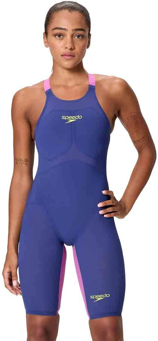 Speedo Гидрокостюм LZR Pure Valor 2.0 Openback Kneeskin Navy/Purple