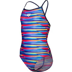 Arena Купальник спортивный ARENA RACING STRIPE LIGHTDROP JR multi-navy-navy