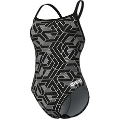 Arena Купальник спортивный ARENA ESCAPE CHALLENGE black-team black