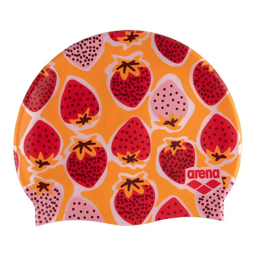 Arena Шапочка для плавания  PRINT JR Strawberries