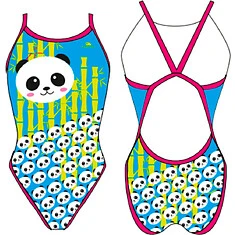 TURBO Купальник 'REVOLUTION' GIRL PANDA BAMBOO green
