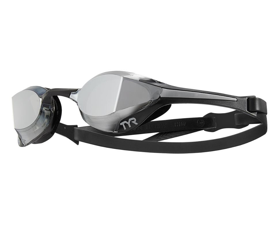 TYR Очки для плавания Tracer-X Elite Racing Mirrored Silver/Black