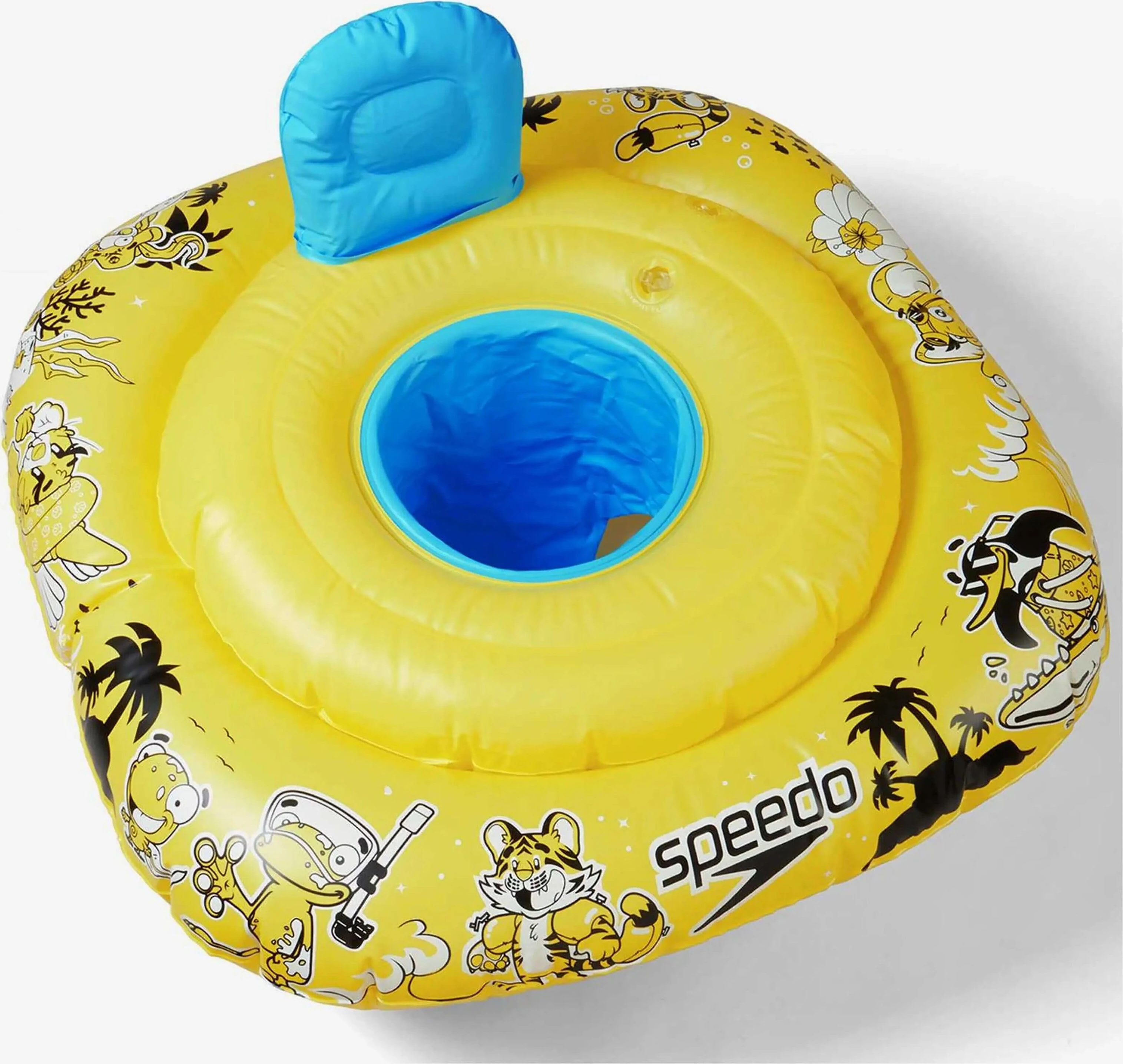 Speedo Круг плавательный детский Infant Character Swim Seat 1-2 Years Yellow/Black