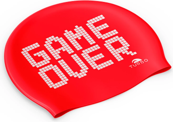 TURBO Шапочка для плавания SUEDE GAME OVER