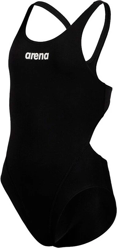 Arena Купальник TEAM SWIM TECH SOLID JR black-white