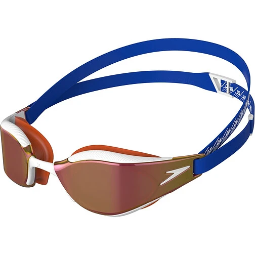 Speedo Очки для плавания Fastskin Hyper Elite Mirror Blue/Gold