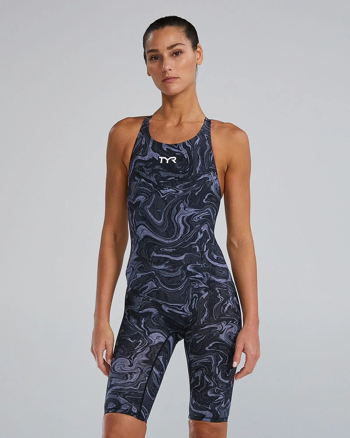TYR Гидрокостюм Thresher Hyperblitz Open Back titanium