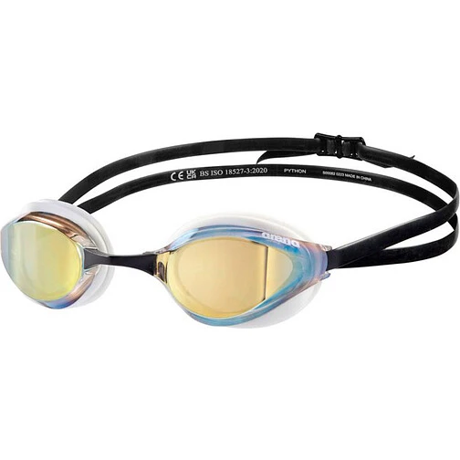 Arena Очки для плавания Python Mirrored gold-white-black