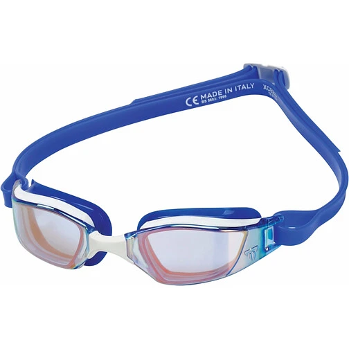 Phelps Очки для плавания XCEED Titanium Mirrored Blue-White-Blue
