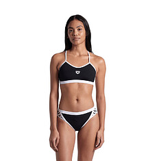 Arena Купальник спортивный ARENA ICONS BIKINI CROSS BACK SOLID black-white