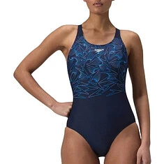 Speedo Спортивный купальник Hyperboom Placement Muscleback Blue
