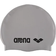 Arena Шапочка для плавания Classic Silicone Silver-Black