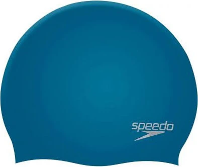 Speedo Шапочка для плавания Plain Moulded Silicone Cap Blue