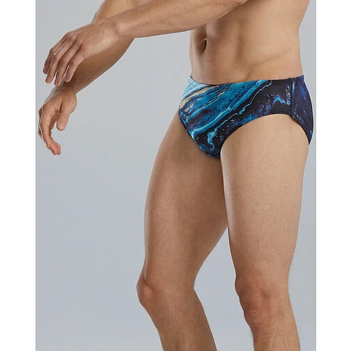 TYR Плавки спортивные Kyanite Brief teal/multi