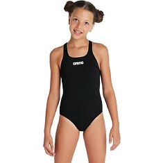 Arena Купальник TEAM SWIM PRO SOLID JR black-white