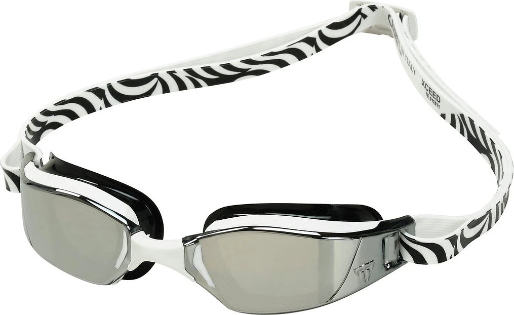 Phelps Очки для плавания XCEED Mirrored Silver-White-Black