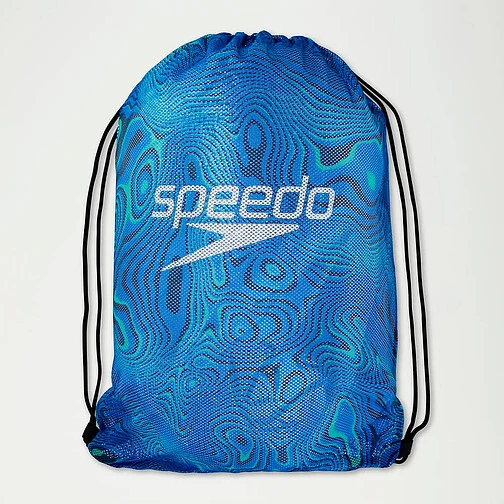 Speedo Мешок-рюкзак Printed Mesh Bag blue/grey