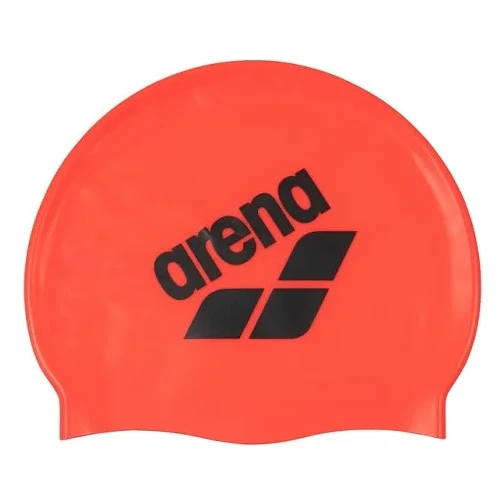 Arena Шапочка для плавания BIG LOGO CAP Bright Coral-Asphalt