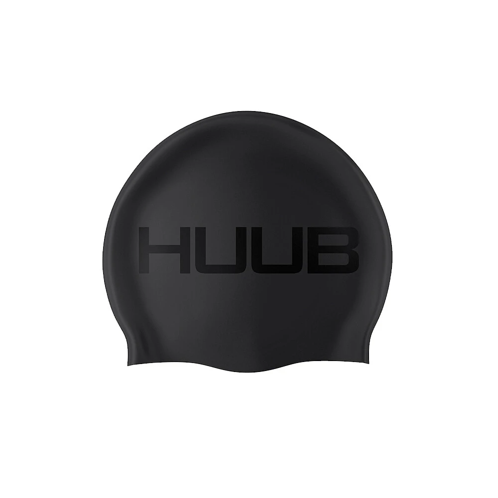 HUUB Шапочка для плавания Silicone Swim Cap Black Suede