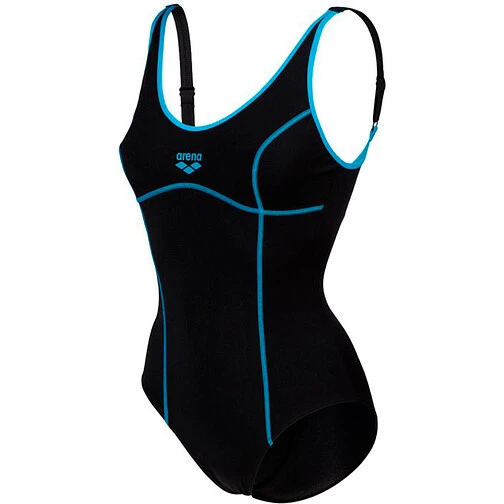 Arena Купальник ARENA TANIA CLIP BACK black-turquoise
