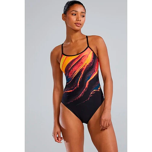 TYR Купальник Vesuvius Trinityfit blk/org